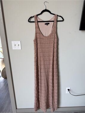 Sanctuary Crochet Overlay Maxi Dress